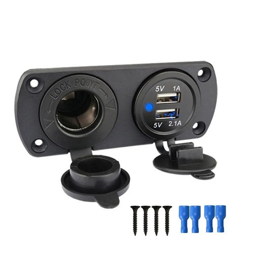 12v dual usb car - 12v,