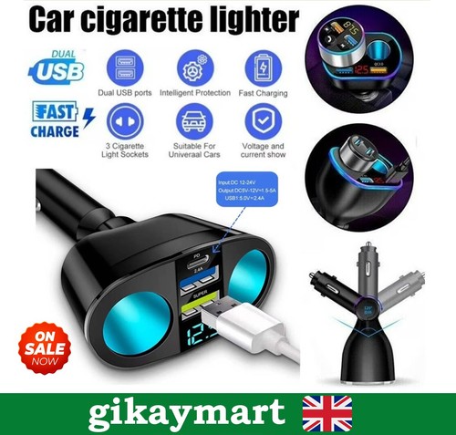 12v led way car cigarette - dc,