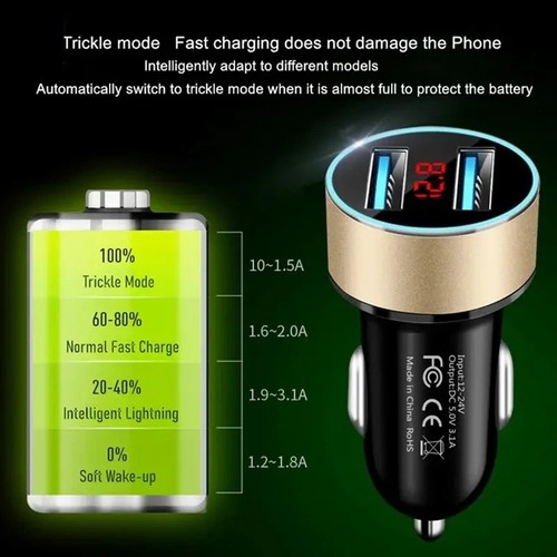 Dual usb fast car - 3.1a,