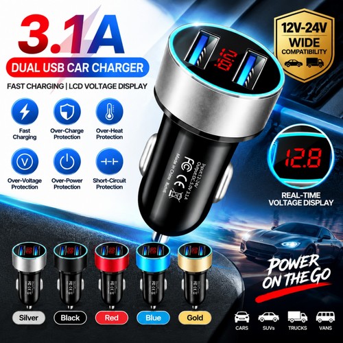 Dual usb fast car - fast, charger