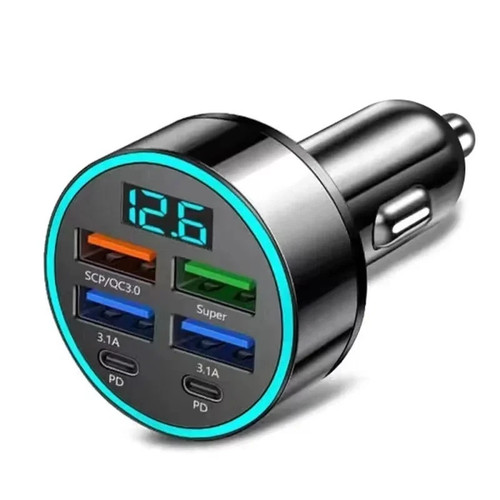 Fast car charger adapter 4usb - fast,