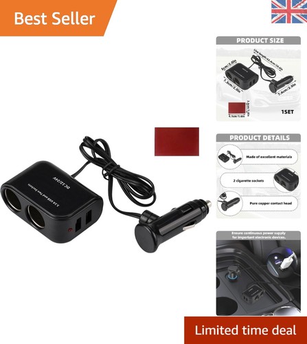 Dual cigarette lighter adapter - lighter,