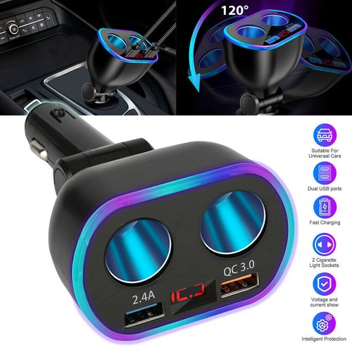 12v led way car cigarette - 2,