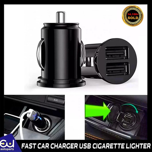 Fast car charger - 2, usb