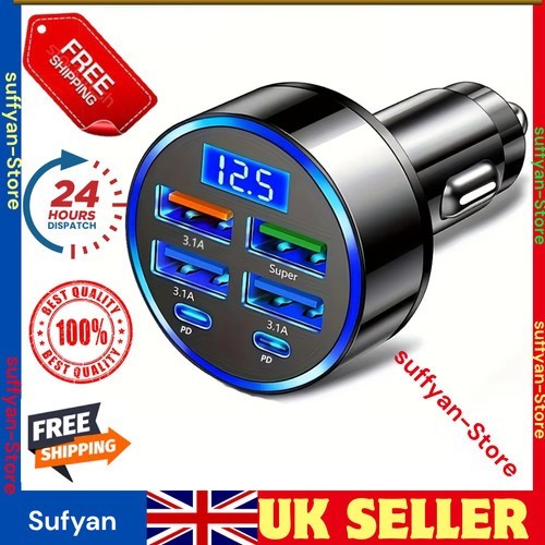 Fast car charger - charger, 4usb