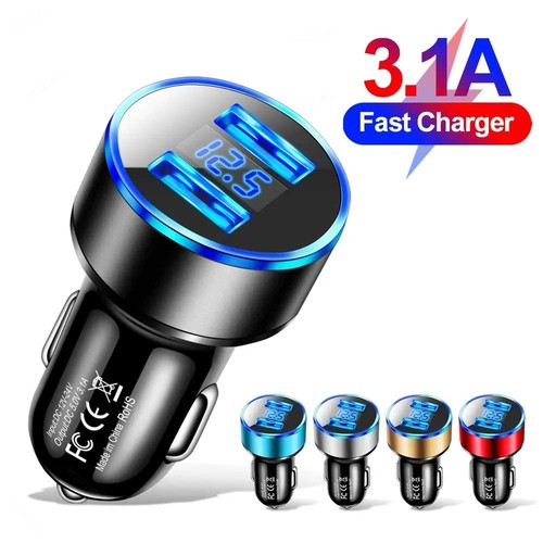 Dual usb fast car - 3.1a, charger