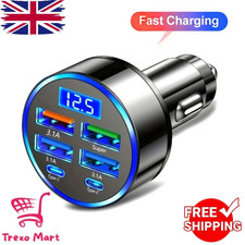 Fast Car Charger Adapter 4USB
