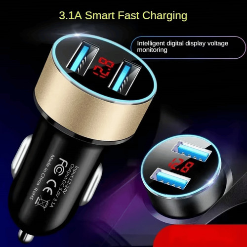 Dual usb fast - 3.1a, car