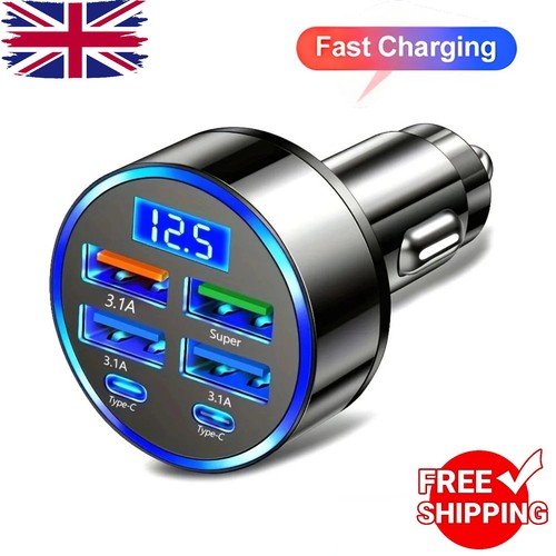 Fast car charger adapter 4usb - fast,
