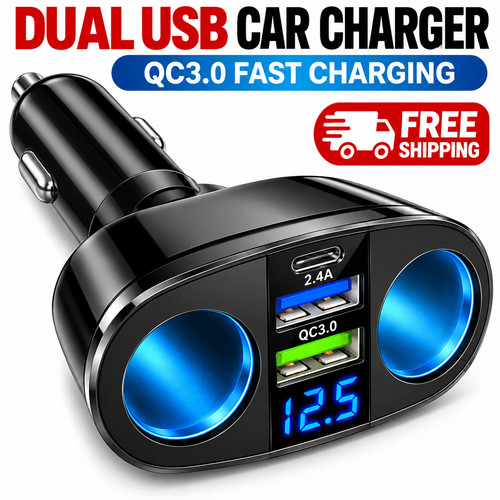 Car lighter socket - lighter, adapter