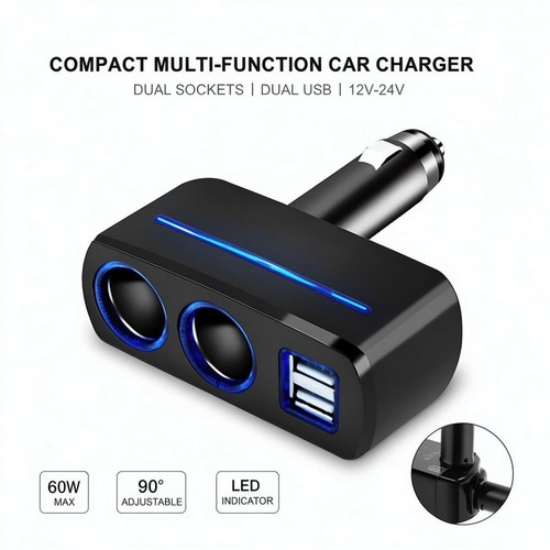 Car cigarette lighter adapter - car,