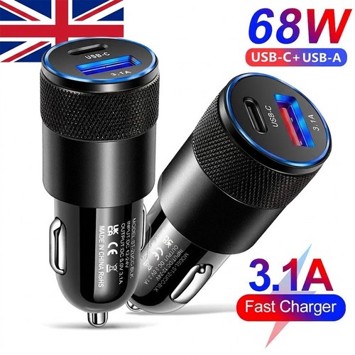 Fast car charger usb - fast, type-c
