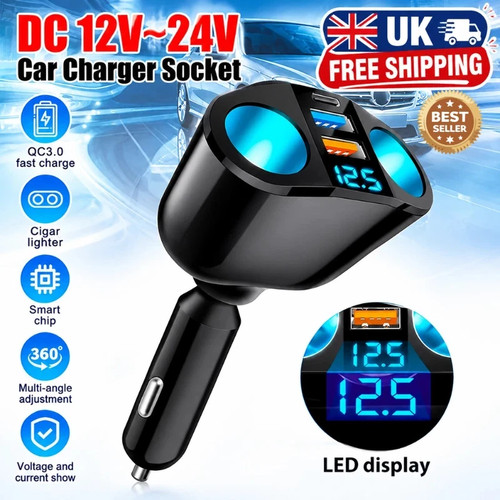 12v 24v car cigarette lighter - 12v/24v,