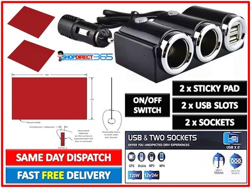 Way dual cigarette lighter - cigarette,