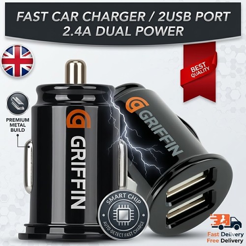 Fast usb car charger dual - car,