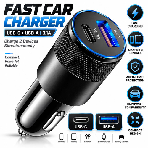 Fast car charger - fast,