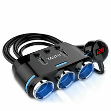 12V 3 Way Car Cigarette