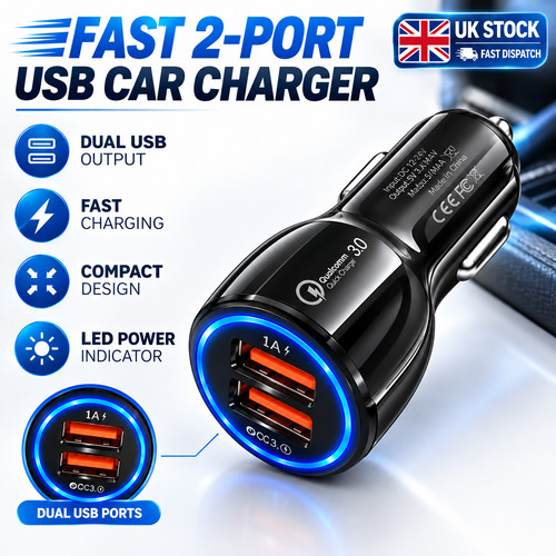 Usb car socket phone fast - usb,